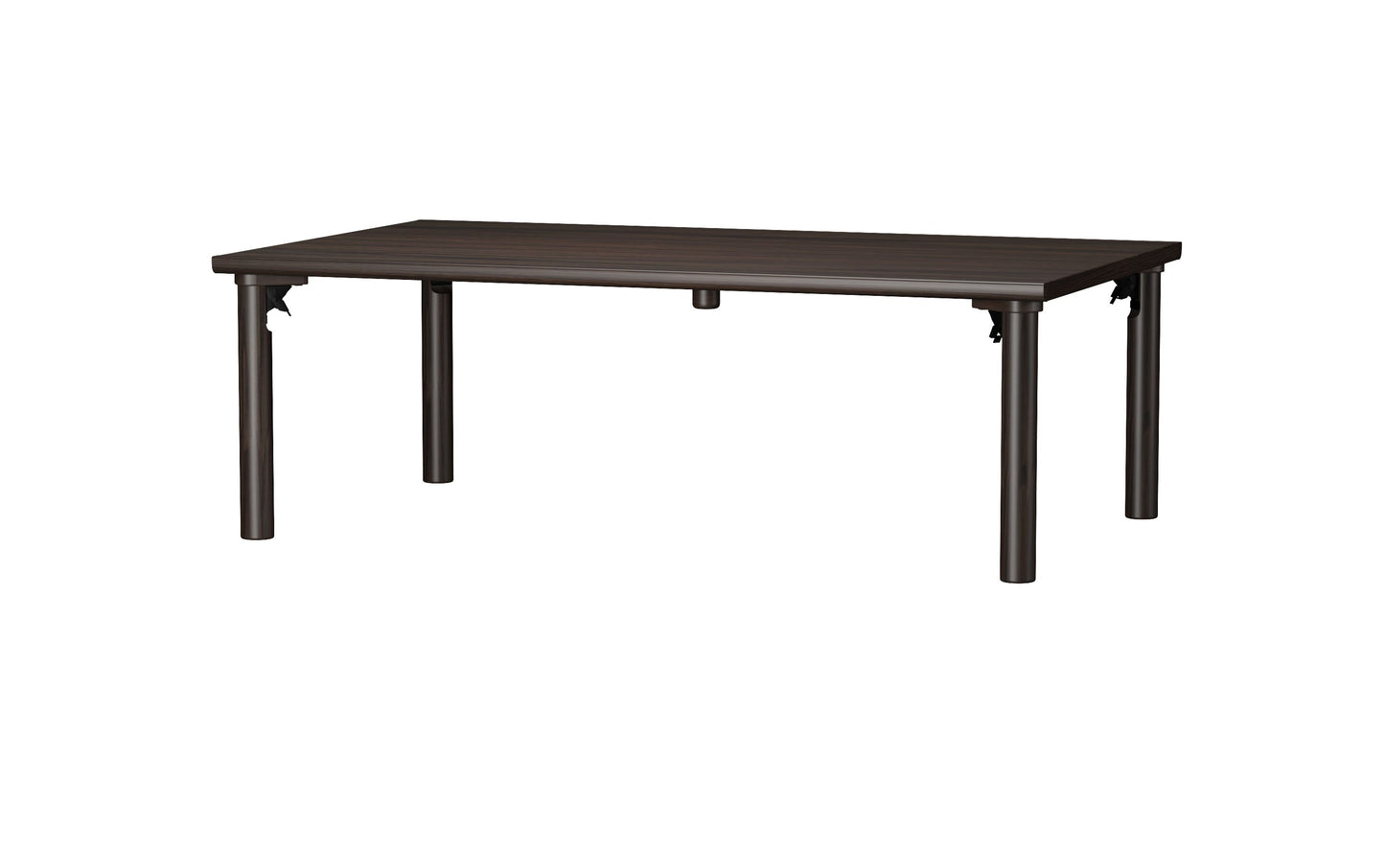 和室椅子テーブル_旅館家具_ダイニングテーブル_くつろぎ-システムテーブル-150船底-DB色_八木研_ヤギケン_yagiken