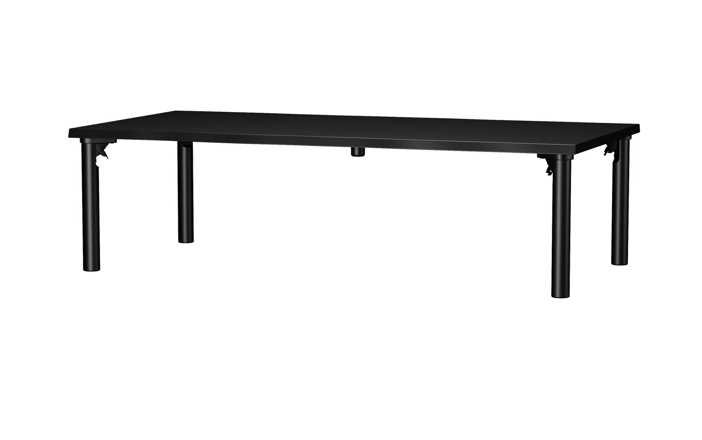 和室椅子テーブル_旅館家具_ダイニングテーブル_くつろぎ-システムテーブル-180-BK色_八木研_ヤギケン_yagiken