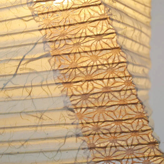 和紙ペンダントライト-和紙照明ペンダント-日本の和紙ランプ-和風ペンダントライト-手作り和紙照明-薄紙ペンダントライト-モダン和紙照明-和紙照明デザイン-伝統的な和紙照明-4畳用照明-1灯ペンダントライト-ツイスト-spn1-1004-黒雲龍-麻葉唐茶-電球別売