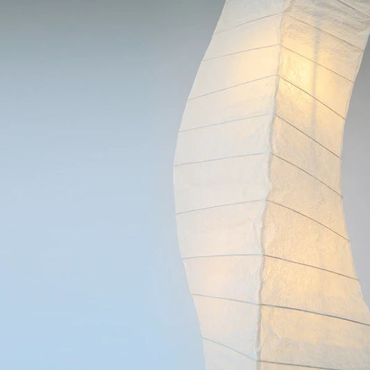 和紙ペンダントライト-和紙照明ペンダント-日本の和紙ランプ-和風ペンダントライト-手作り和紙照明-薄紙ペンダントライト-モダン和紙照明-和紙照明デザイン-伝統的な和紙照明-吹き抜け照明-大型照明-吹き抜け用-和風ペンダントライト-フロー SDPN-202 揉み紙 電球別売