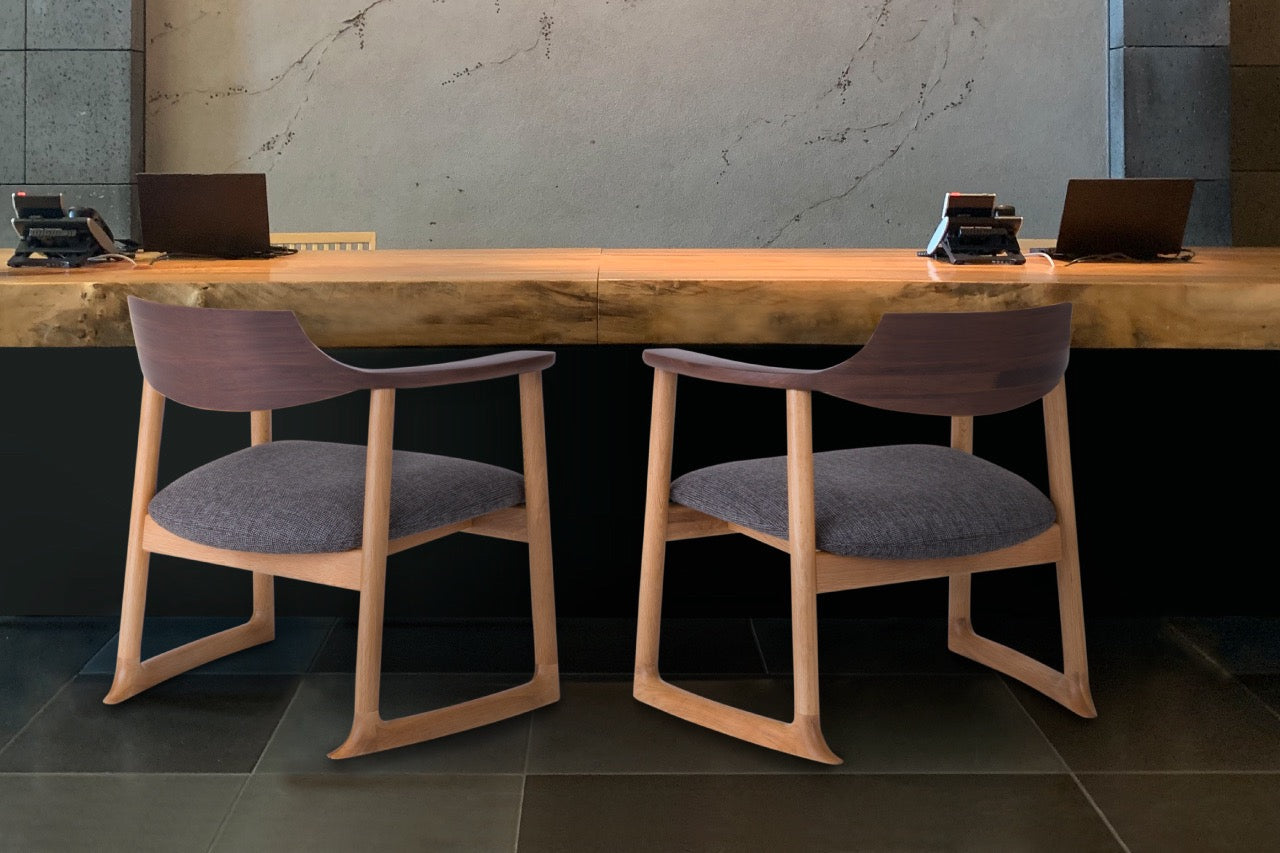 和室椅子テーブル_旅館家具_アームチェア, ダイニングチェア, チェア, ラウンジチェア_くつろぎ-ラウンジチェア2_八木研_ヤギケン_yagiken
