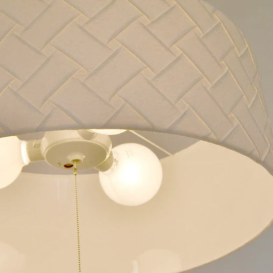 和紙ペンダントライト-和紙照明ペンダント-日本の和紙ランプ-和風ペンダントライト-手作り和紙照明-薄紙ペンダントライト-モダン和紙照明-和紙照明デザイン-伝統的な和紙照明-8畳用照明-姫シリーズ和風3灯ペンダントライト-VPN3-1080 織姫 電球別売