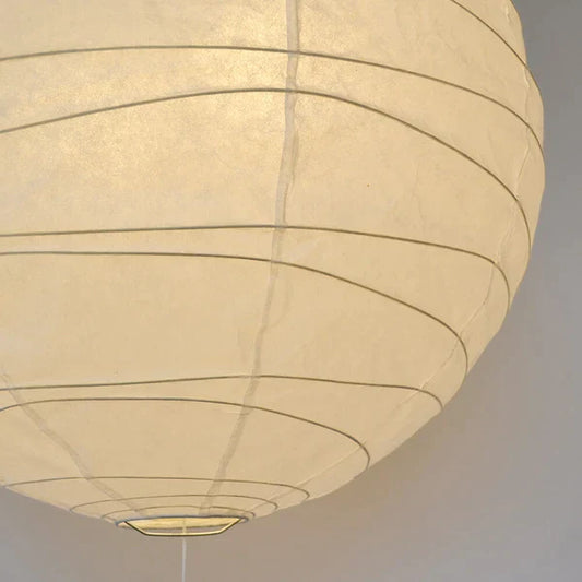 和紙ペンダントライト-和紙照明ペンダント-日本の和紙ランプ-和風ペンダントライト-手作り和紙照明-薄紙ペンダントライト-モダン和紙照明-和紙照明デザイン-伝統的な和紙照明-6畳用照明-2灯ペンダントライト-pn2-48r-ウェーブ-幅48cm-電球別売