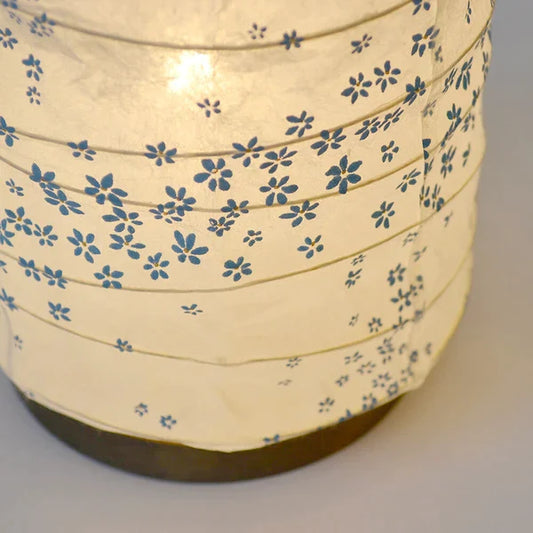 和紙テーブルライト 和紙照明テーブル 日本の和紙ライト 和風テーブルライト 手作り和紙照明 薄紙テーブルライト モダン和紙ライト 和紙ライトデザイン 伝統的な和紙照明 和風照明テーブルライト ステム B-33 花舞藍 白熱電球25W付属