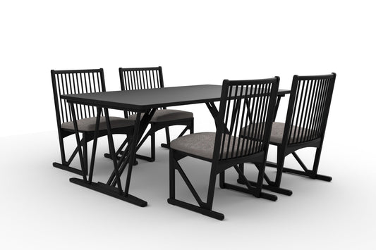 和室椅子テーブル_旅館家具_ダイニングチェア, チェア, ローチェア_しき-和室イスBK色-グレイ_八木研_ヤギケン_yagiken