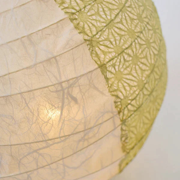 和紙テーブルライト 和紙照明テーブル 日本の和紙ライト 和風テーブルライト 手作り和紙照明 薄紙テーブルライト モダン和紙ライト 和紙ライトデザイン 伝統的な和紙照明 和風照明テーブルライト グローブ B-25 雲龍ベージュ×麻葉萌葱（2面） 白熱電球25W付属