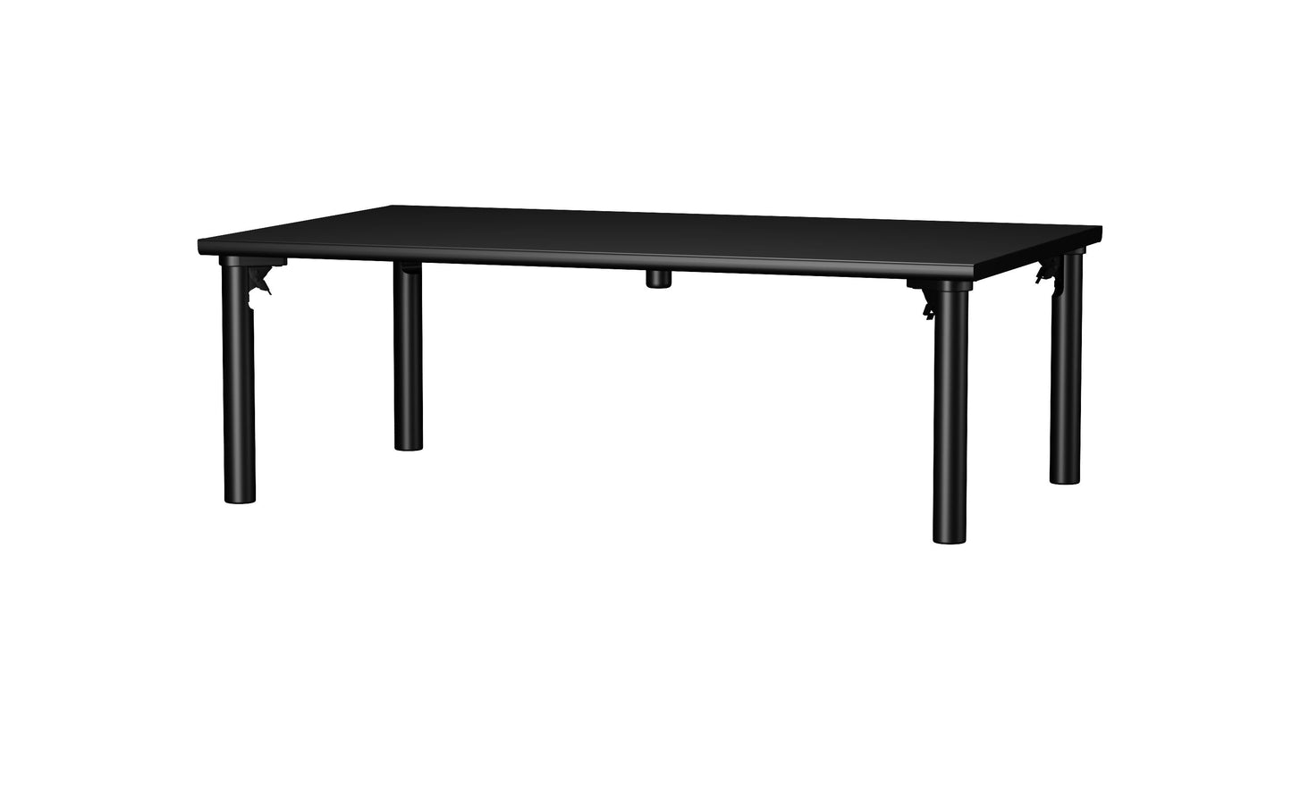 和室椅子テーブル_旅館家具_ダイニングテーブル_くつろぎ-システムテーブル-150船底-BK色_八木研_ヤギケン_yagiken