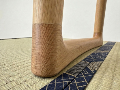 くつろぎ ラウンジチェア2 NT色（座面PVCグリーン）｜和室椅子・ラウンジチェア・アームチェア・旅館家具