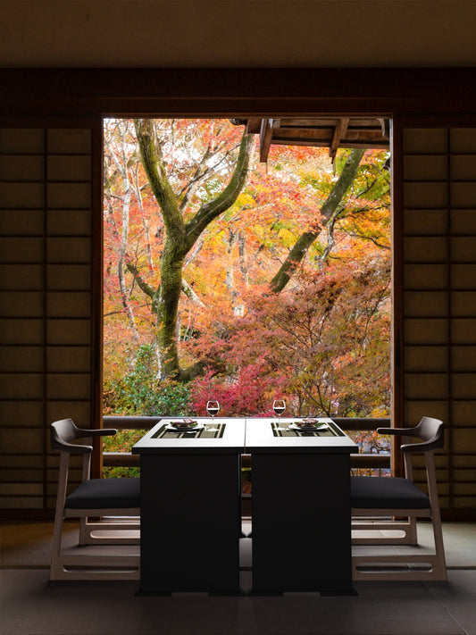 和室椅子テーブル_旅館家具_1人用テーブル, テーブル_風月-テーブル_八木研_ヤギケン_yagiken