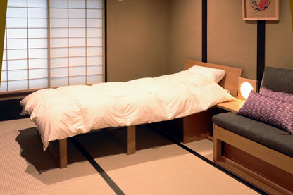 和室椅子テーブル_旅館家具_ソファベッド_くつろぎ-ソファベッド2-背板-NT色&ソファベッド用-クッションセット_八木研_ヤギケン_yagiken