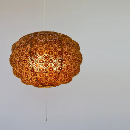 和紙ペンダントライト-和紙照明ペンダント-日本の和紙ランプ-和風ペンダントライト-手作り和紙照明-薄紙ペンダントライト-モダン和紙照明-和紙照明デザイン-伝統的な和紙照明-8畳用照明-3灯ペンダントライト-モコ SPN3-1069 sora BR 電球別売