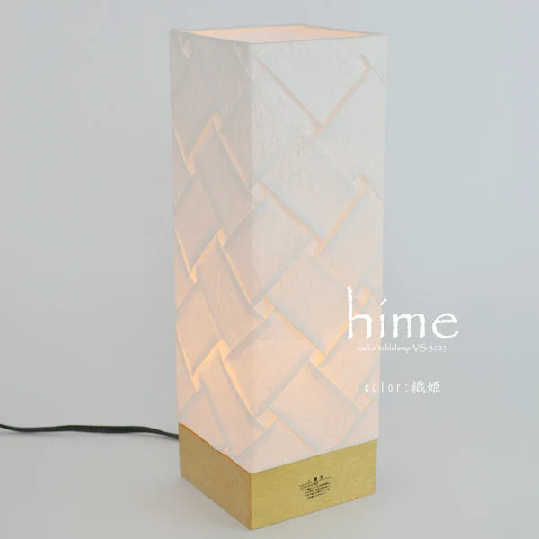 和紙テーブルライト 和紙照明テーブル 日本の和紙ライト 和風テーブルライト 手作り和紙照明 薄紙テーブルライト モダン和紙ライト 和紙ライトデザイン 伝統的な和紙照明  和風照明テーブルライト 姫シリーズ 和風照明テーブルライト VS-3023 織姫 白熱電球40W付属