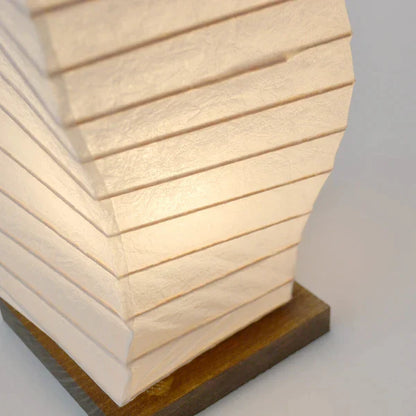 和紙テーブルライト 和紙照明テーブル 日本の和紙ライト 和風テーブルライト 手作り和紙照明 薄紙テーブルライト モダン和紙ライト 和紙ライトデザイン 伝統的な和紙照明 和風照明テーブルライト エッジ B-28 揉み紙 白熱電球25W付属