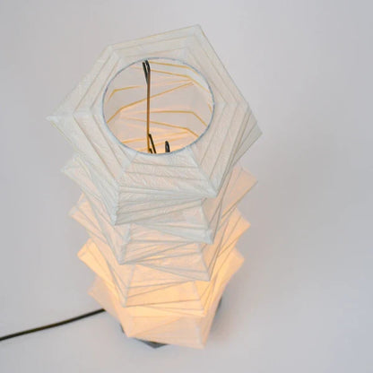 和紙テーブルライト 和紙照明テーブル 日本の和紙ライト 和風テーブルライト 手作り和紙照明 薄紙テーブルライト モダン和紙ライト 和紙ライトデザイン 伝統的な和紙照明-和風照明テーブルライト-和風照明テーブルライト-ボコ SS-3081 揉み紙-白熱電球25W付属