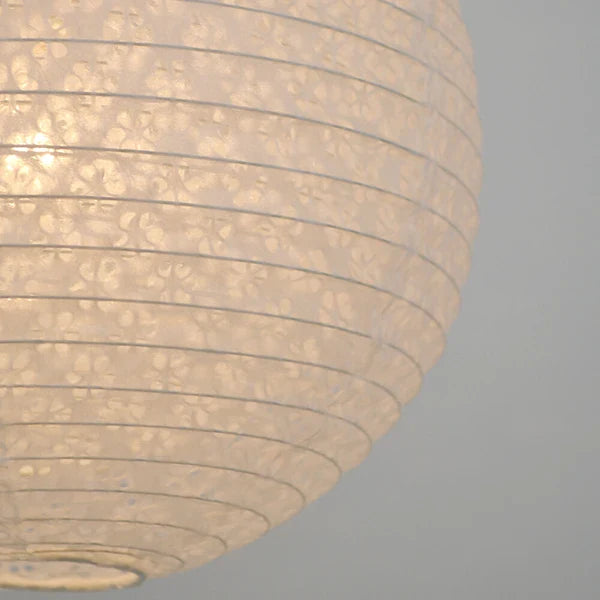 和紙ペンダントライト-和紙照明ペンダント-日本の和紙ランプ-和風ペンダントライト-手作り和紙照明-薄紙ペンダントライト-モダン和紙照明-和紙照明デザイン-伝統的な和紙照明-小さな空間-多灯吊り玄関照明-廊下照明-二重提灯-1灯-ペンダントライト-バド-spn1-1104-小梅白in小梅白-電球別売