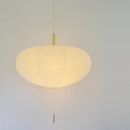 和紙ペンダントライト-和紙照明ペンダント-日本の和紙ランプ-和風ペンダントライト-手作り和紙照明-薄紙ペンダントライト-モダン和紙照明-和紙照明デザイン-伝統的な和紙照明-6畳用照明-2灯ペンダントライト-コマ SPN2-1017 揉み紙×麻葉白 電球別売