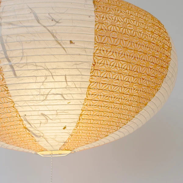 和紙ペンダントライト-和紙照明ペンダント-日本の和紙ランプ-和風ペンダントライト-手作り和紙照明-薄紙ペンダントライト-モダン和紙照明-和紙照明デザイン-伝統的な和紙照明-6畳用照明-2灯ペンダントライト-コマ SPN2-1017 黒雲龍×麻葉煉瓦 電球別売