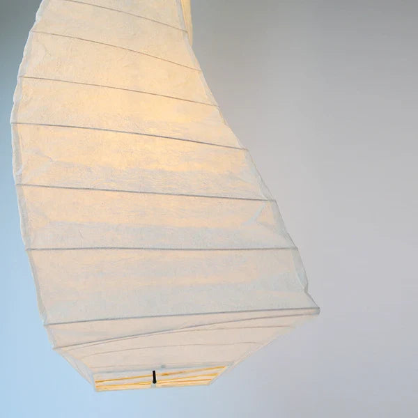 和紙ペンダントライト-和紙照明ペンダント-日本の和紙ランプ-和風ペンダントライト-手作り和紙照明-薄紙ペンダントライト-モダン和紙照明-和紙照明デザイン-伝統的な和紙照明-吹き抜け照明-大型照明-吹き抜け用-和風ペンダントライト-フロー SDPN-202 揉み紙 電球別売