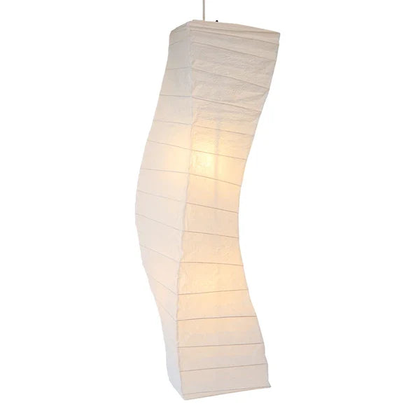 和紙ペンダントライト-和紙照明ペンダント-日本の和紙ランプ-和風ペンダントライト-手作り和紙照明-薄紙ペンダントライト-モダン和紙照明-和紙照明デザイン-伝統的な和紙照明-吹き抜け照明-大型照明-吹き抜け用-和風ペンダントライト-フロー SDPN-202 揉み紙 電球別売