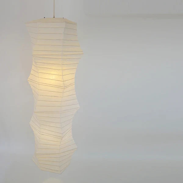 和紙ペンダントライト-和紙照明ペンダント-日本の和紙ランプ-和風ペンダントライト-手作り和紙照明-薄紙ペンダントライト-モダン和紙照明-和紙照明デザイン-伝統的な和紙照明-吹き抜け照明-大型照明-吹き抜け用-和風ペンダントライト-カナボー SDPN-207 揉み紙 電球別売