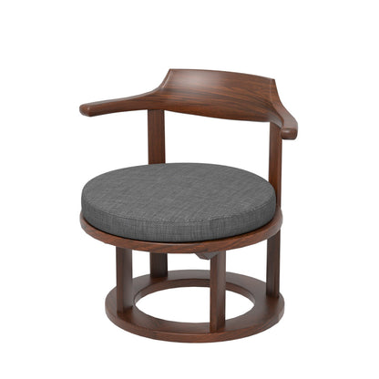 和室椅子テーブル_旅館家具_ダイニングチェア, チェア, ローチェア_まどか-高座椅子-470-DB色_八木研_ヤギケン_yagiken