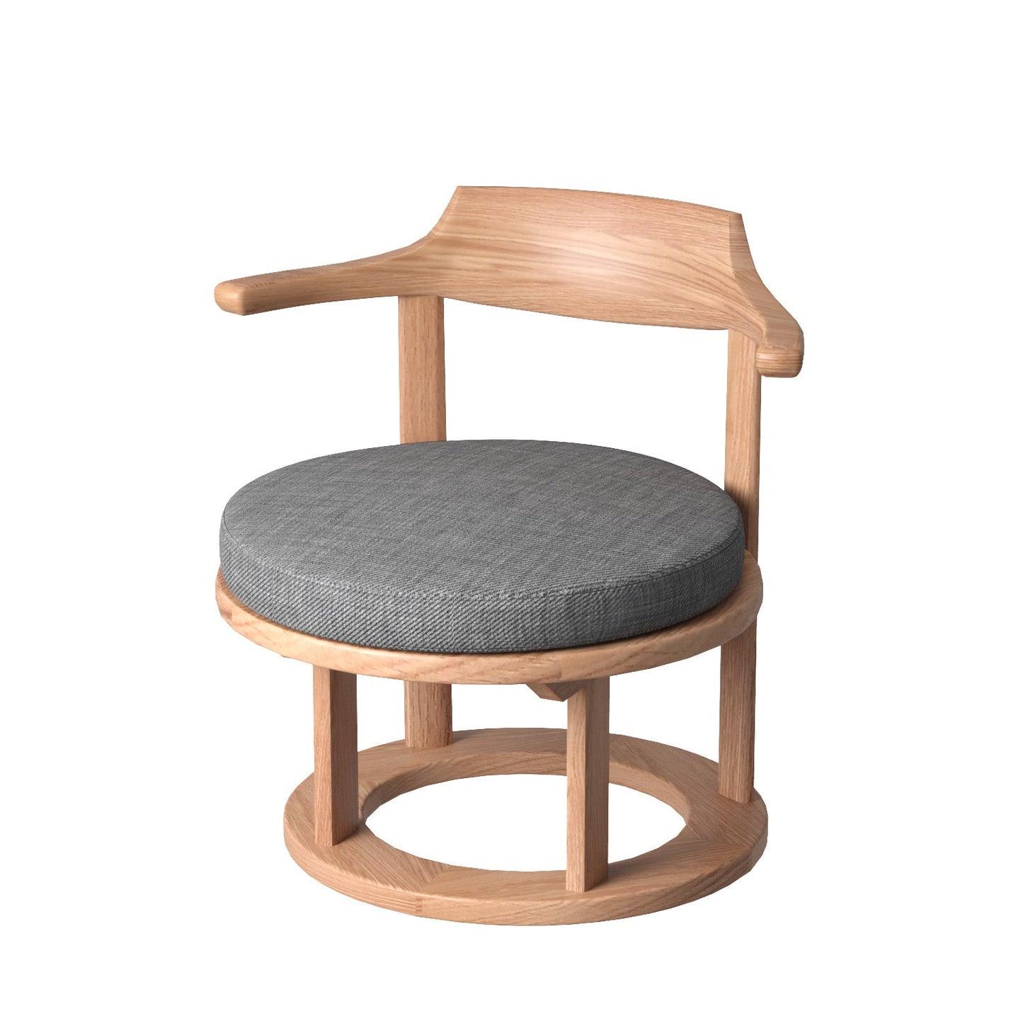 和室椅子テーブル_旅館家具_ダイニングチェア, チェア, ローチェア_まどか-高座椅子-470-NT色_八木研_ヤギケン_yagiken