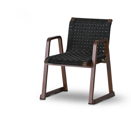 和室椅子テーブル_旅館家具_アームチェア, ダイニングチェア, チェア_飛鳥チェア3-400-ブラック_八木研_ヤギケン_yagiken