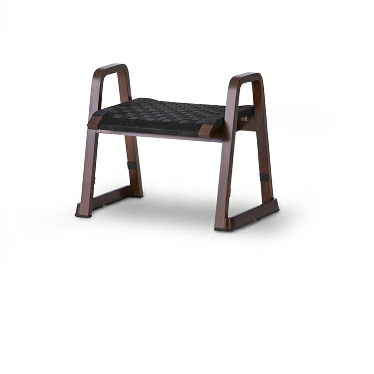 和室椅子テーブル_旅館家具_スツール_飛鳥スツール3-350-ブラック_八木研_ヤギケン_yagiken