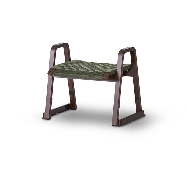 和室椅子テーブル_旅館家具_スツール_飛鳥スツール3-350-グリーン_八木研_ヤギケン_yagiken
