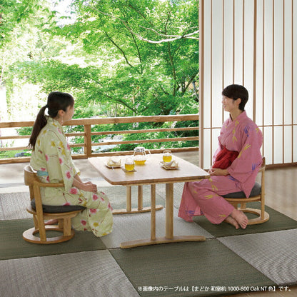 和室椅子テーブル_旅館家具_ダイニングチェア, チェア, ローチェア_まどか-低座椅子-S付-450-NT色_八木研_ヤギケン_yagiken
