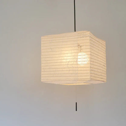 和紙ペンダントライト-和紙照明ペンダント-日本の和紙ランプ-和風ペンダントライト-手作り和紙照明-薄紙ペンダントライト-モダン和紙照明-和紙照明デザイン-伝統的な和紙照明-6畳用照明-2灯ペンダントライト-キューブ SPN2-1112 雲龍白×麻葉白 電球別売