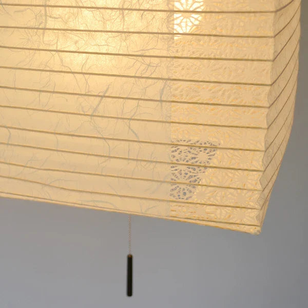 和紙ペンダントライト-和紙照明ペンダント-日本の和紙ランプ-和風ペンダントライト-手作り和紙照明-薄紙ペンダントライト-モダン和紙照明-和紙照明デザイン-伝統的な和紙照明-6畳用照明-2灯ペンダントライト-キューブ SPN2-1112 雲龍白×麻葉白 電球別売