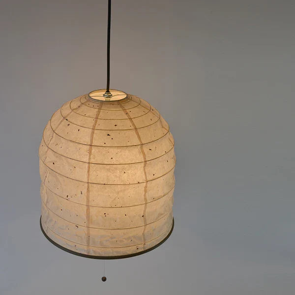 和紙ペンダントライト-和紙照明ペンダント-日本の和紙ランプ-和風ペンダントライト-手作り和紙照明-薄紙ペンダントライト-モダン和紙照明-和紙照明デザイン-伝統的な和紙照明-6畳用照明-2灯ペンダントライト-SPN2-1098 yama 電球別売