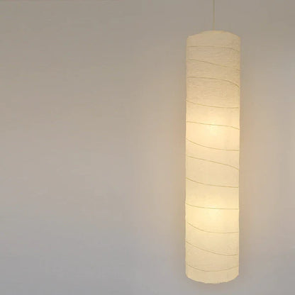 和紙ペンダントライト-和紙照明ペンダント-日本の和紙ランプ-和風ペンダントライト-手作り和紙照明-薄紙ペンダントライト-モダン和紙照明-和紙照明デザイン-伝統的な和紙照明-吹き抜け照明-大型照明-吹き抜け用-和風ペンダントライト-スティック SDPN-204 揉み紙 電球別売