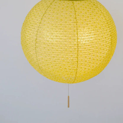 和紙ペンダントライト-和紙照明ペンダント-日本の和紙ランプ-和風ペンダントライト-手作り和紙照明-薄紙ペンダントライト-モダン和紙照明-和紙照明デザイン-伝統的な和紙照明-6畳用照明-二重提灯-2灯ペンダントライト-バド-spn2-1100-麻葉萌葱in麻葉白 電球別売