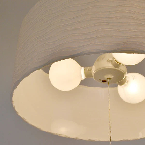 和紙ペンダントライト-和紙照明ペンダント-日本の和紙ランプ-和風ペンダントライト-手作り和紙照明-薄紙ペンダントライト-モダン和紙照明-和紙照明デザイン-伝統的な和紙照明-8畳用照明-姫シリーズ和風3灯ペンダントライト-VPN3-1080 舞姫 電球別売