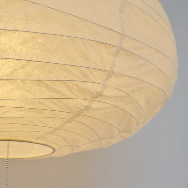 和紙ペンダントライト-和紙照明ペンダント-日本の和紙ランプ-和風ペンダントライト-手作り和紙照明-薄紙ペンダントライト-モダン和紙照明-和紙照明デザイン-伝統的な和紙照明-6畳用照明-2灯ペンダントライト-コットン SPN2-1115 揉み紙 電球別売