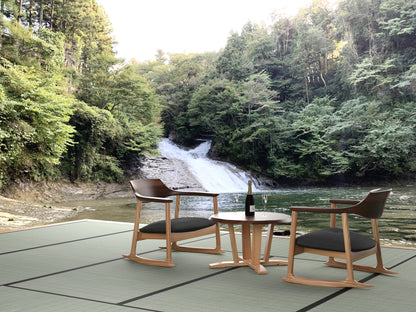 和室椅子テーブル_旅館家具_2人用テーブル, テーブル, ラウンドテーブル_くつろぎ-ラウンドテーブル60-L_八木研_ヤギケン_yagiken