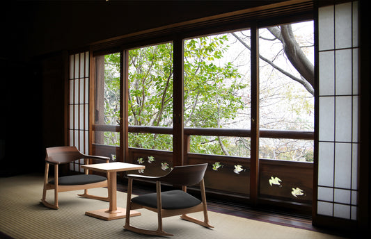 和室椅子テーブル_旅館家具_アームチェア, チェア, ロッキングチェア_くつろぎ-ロッキングチェアL_八木研_ヤギケン_yagiken