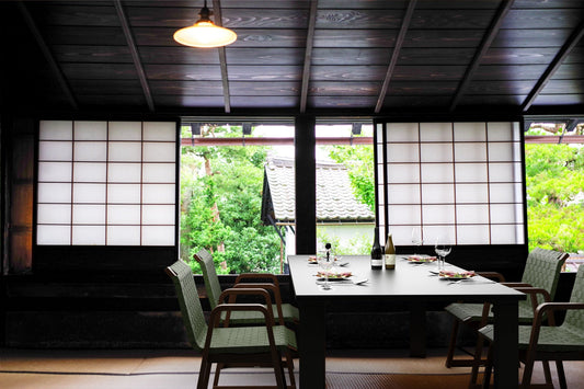 和室椅子テーブル_旅館家具_アームチェア, ダイニングチェア, チェア_飛鳥チェア3-350-グリーン_八木研_ヤギケン_yagiken
