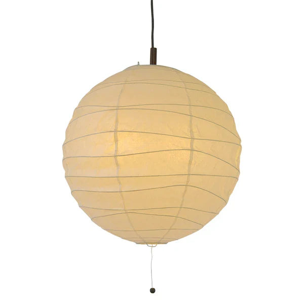 和紙ペンダントライト-和紙照明ペンダント-日本の和紙ランプ-和風ペンダントライト-手作り和紙照明-薄紙ペンダントライト-モダン和紙照明-和紙照明デザイン-伝統的な和紙照明-6畳用照明-2灯ペンダントライト-PN2-48 ウェーブ 本美濃紙 幅48cmタイプ 電球別売