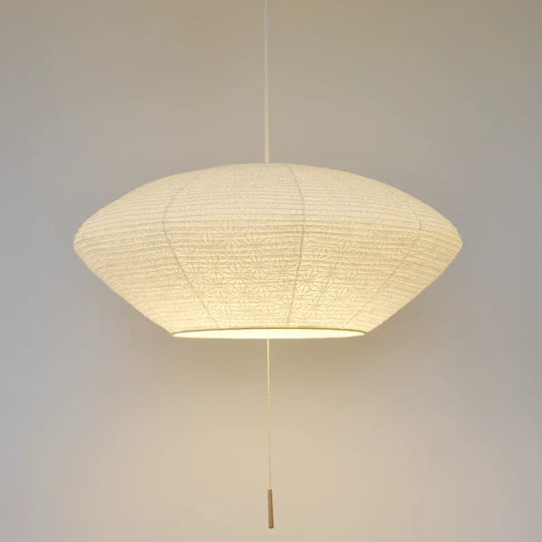和紙ペンダントライト-和紙照明ペンダント-日本の和紙ランプ-和風ペンダントライト-手作り和紙照明-薄紙ペンダントライト-モダン和紙照明-和紙照明デザイン-伝統的な和紙照明-8畳用照明-和風照明3灯ペンダントライト-SPN3-1113 スピン 極み麻葉 電球別売