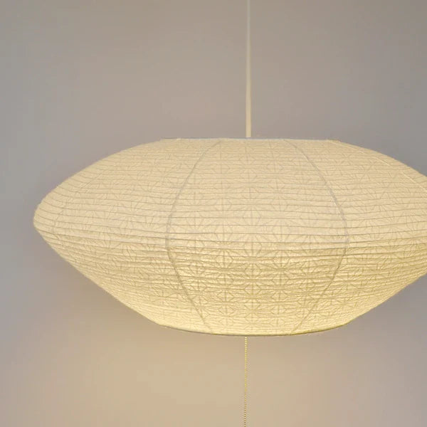 和紙ペンダントライト-和紙照明ペンダント-日本の和紙ランプ-和風ペンダントライト-手作り和紙照明-薄紙ペンダントライト-モダン和紙照明-和紙照明デザイン-伝統的な和紙照明-8畳用照明-和風照明3灯ペンダントライト-SPN3-1113 スピン 極み麻葉 電球別売