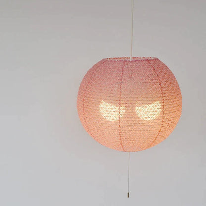 和紙ペンダントライト-和紙照明ペンダント-日本の和紙ランプ-和風ペンダントライト-手作り和紙照明-薄紙ペンダントライト-モダン和紙照明-和紙照明デザイン-伝統的な和紙照明-6畳用照明-2灯ペンダントライト-コスミック-spn2-1061-麻葉梅紫-電球別売