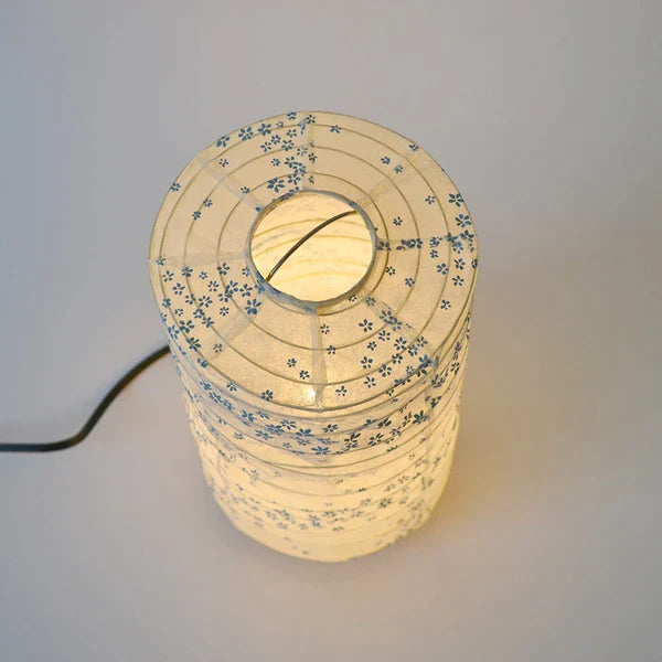 和紙テーブルライト 和紙照明テーブル 日本の和紙ライト 和風テーブルライト 手作り和紙照明 薄紙テーブルライト モダン和紙ライト 和紙ライトデザイン 伝統的な和紙照明 和風照明テーブルライト ステム B-33 花舞藍 白熱電球25W付属