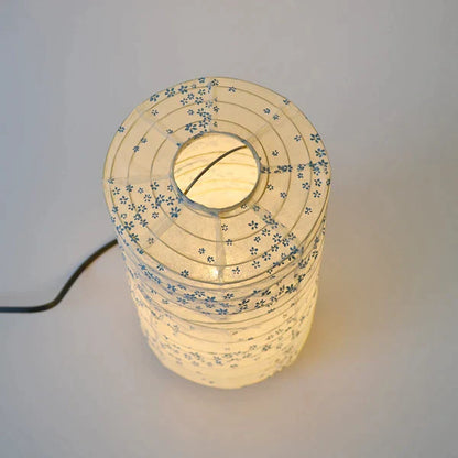 和紙テーブルライト 和紙照明テーブル 日本の和紙ライト 和風テーブルライト 手作り和紙照明 薄紙テーブルライト モダン和紙ライト 和紙ライトデザイン 伝統的な和紙照明 和風照明テーブルライト ステム B-33 花舞藍 白熱電球25W付属