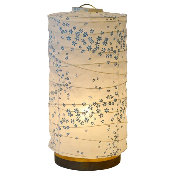 和紙テーブルライト 和紙照明テーブル 日本の和紙ライト 和風テーブルライト 手作り和紙照明 薄紙テーブルライト モダン和紙ライト 和紙ライトデザイン 伝統的な和紙照明 和風照明テーブルライト ステム B-33 花舞藍 白熱電球25W付属