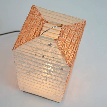 和紙テーブルライト 和紙照明テーブル 日本の和紙ライト 和風テーブルライト 手作り和紙照明 薄紙テーブルライト モダン和紙ライト 和紙ライトデザイン 伝統的な和紙照明 和風照明テーブルライト エーシーシー B-27 落水雲龍×麻葉煉瓦 白熱電球25W付属