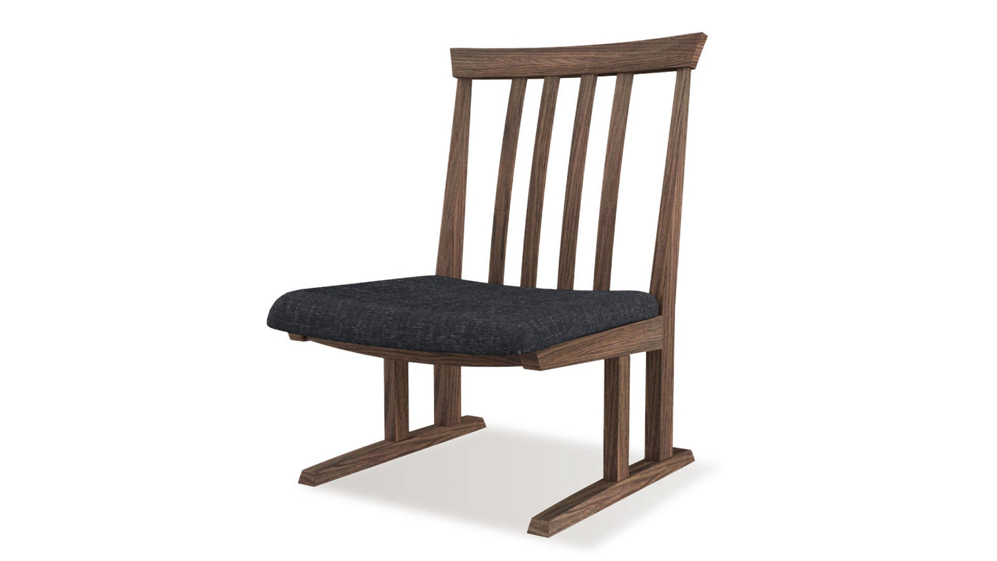 和室椅子テーブル_旅館家具_ダイニングチェア, チェア, ローチェア_たのし-サイドチェアH-MB色-UP643_八木研_ヤギケン_yagiken