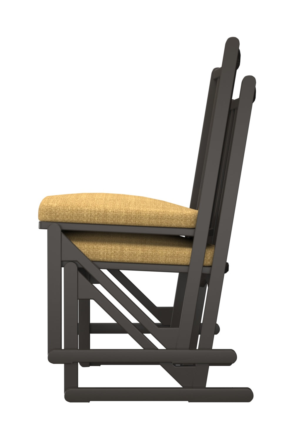 和室椅子テーブル_旅館家具_ダイニングチェア, チェア, ローチェア_しき-和室イスBK色-イエロー_八木研_ヤギケン_yagiken